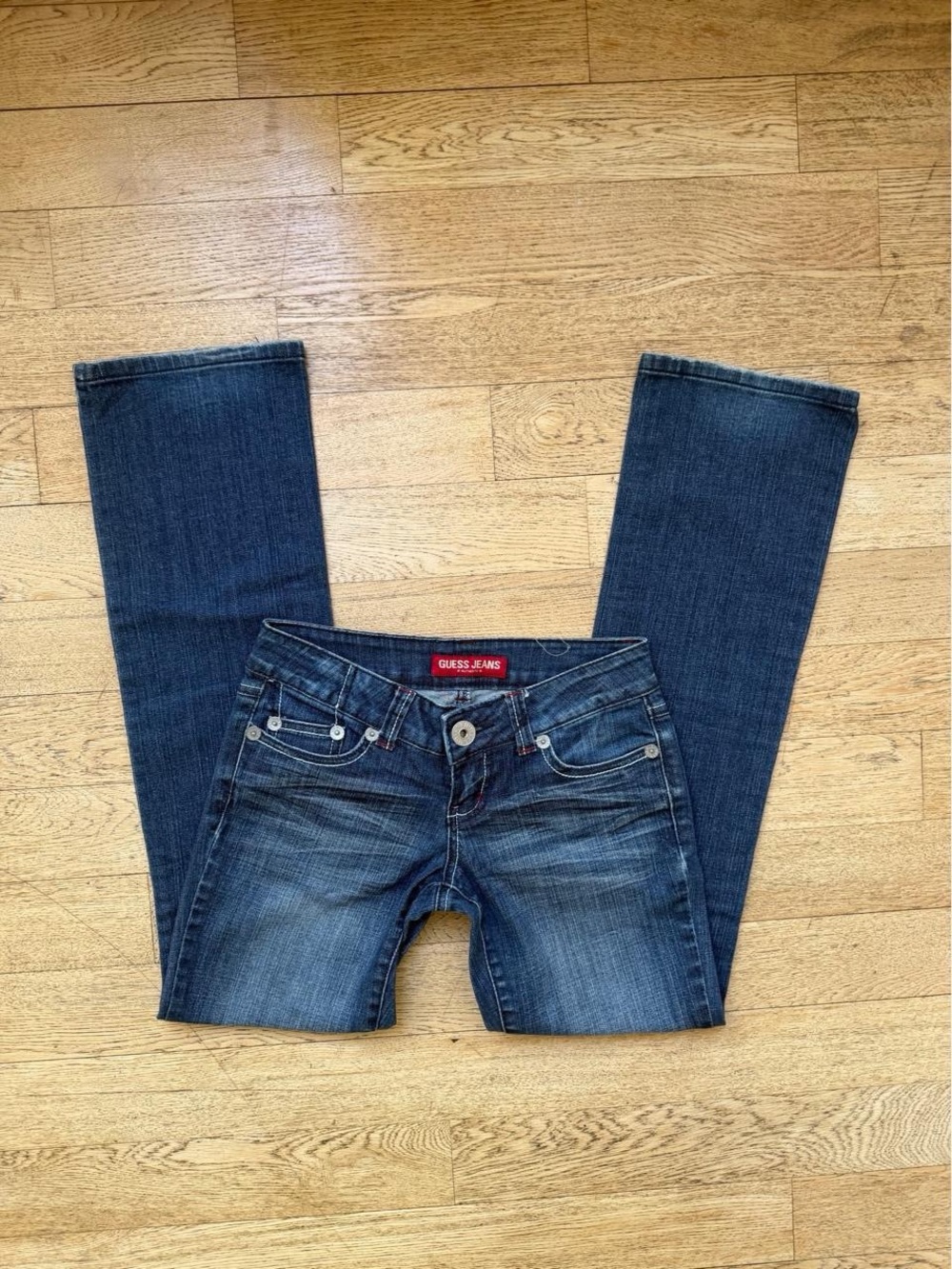 Y2K Ultra Low-Rise Denim Guess Jeans Flare Jeans